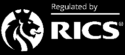 Regulated by the Royal Institute of Chartered Surveyors. logo.